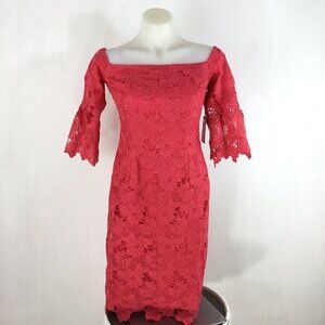 Vince Camuto Poppy Off The Shoulder Lace Dress size 2